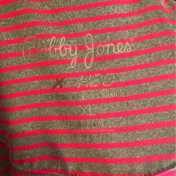 Bobby Jones Men's Coral Polo Shirt - Picture 6 of 7